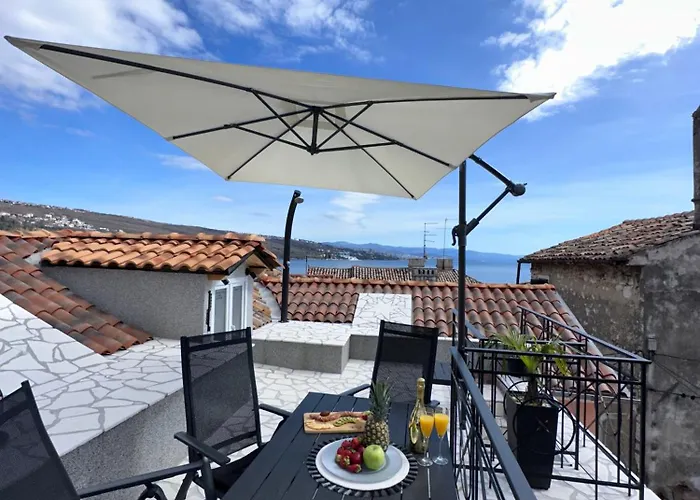Volos, Roof Terrace, Sea View, Private Parking Lägenhet Opatija