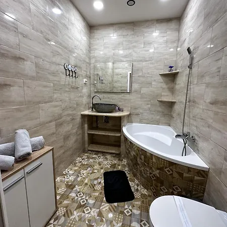 Volos, Roof Terrace, Sea View, Private Parking オパティヤ